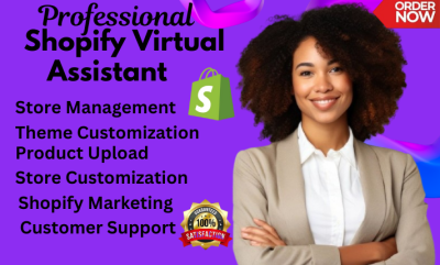 I will be your Shopify Amazon Virtual Assistant and Shopify Sales Manager