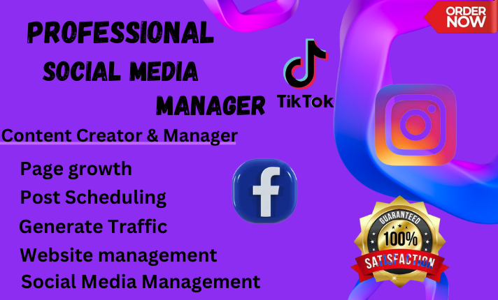 I will be your professional Shopify social media marketing manager and viral content creator