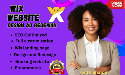 I will build Wix website design, Wix website redesign, Wix website development