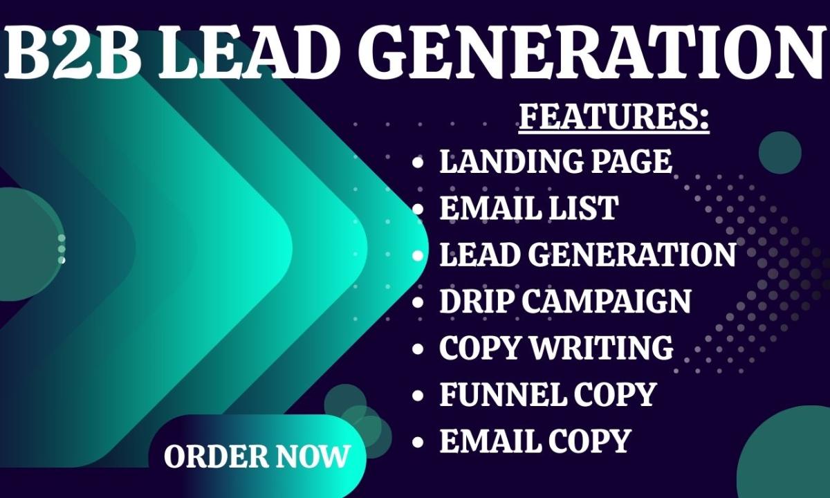 I will do Email Campaign, Email Lead, and Newsletter for B2B Leads
