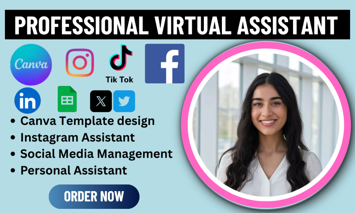 I will be your Canva Template Design Social Media Manager Personal Virtual Assistant