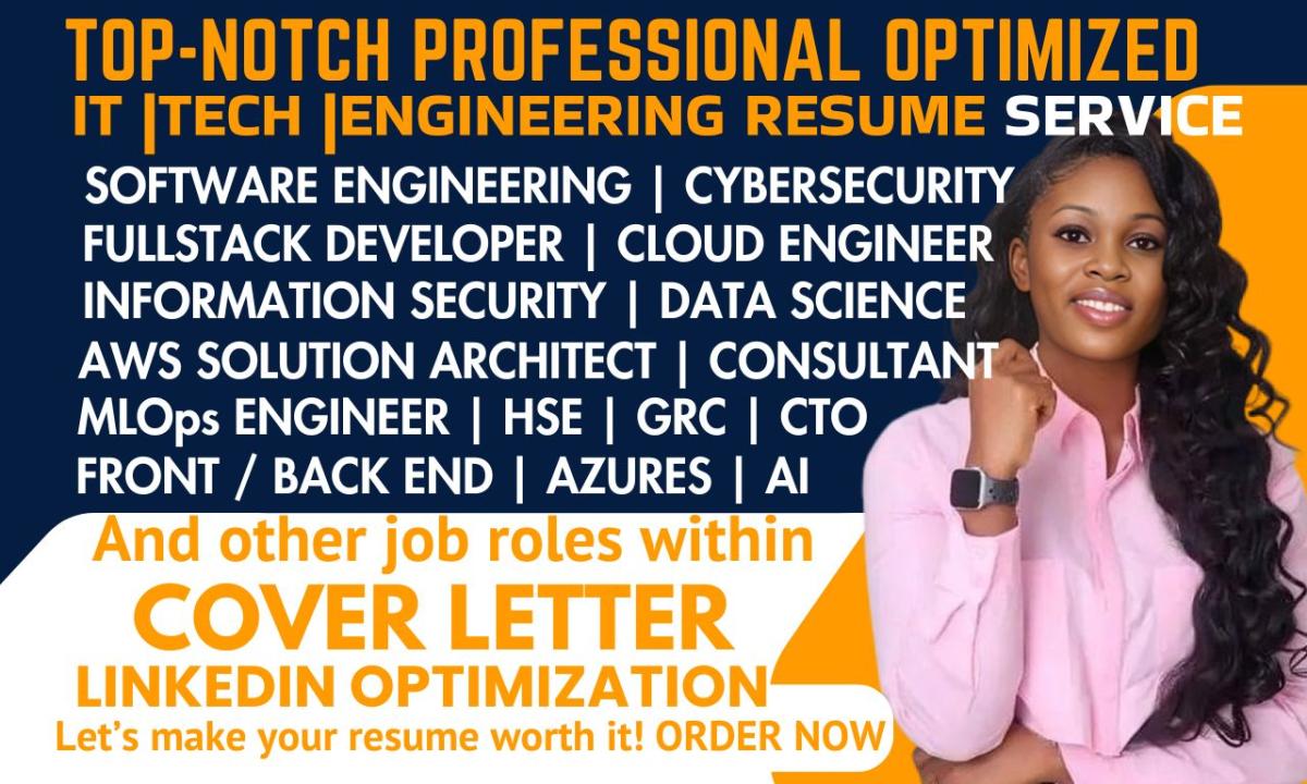 I Will Build a Professional Resume for Technical, Consultant, SDR, Software Engineering, HSE, Azure, and CTO Roles