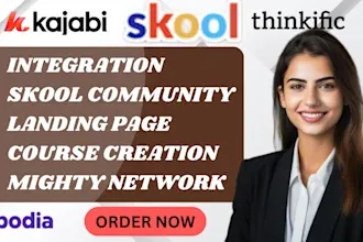 I will do Skool Community, Course Creation, Mighty Network, Account Setup