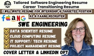 I Will Write Software Engineers Resume, CV, Tech Resume, Resume Writing as a Recruiter