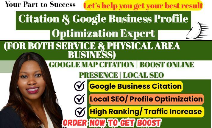 I will do Google Profile Optimization to Rank Top 3, Local Map Citation, GMB Citation