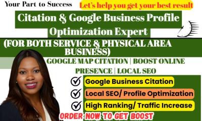 I will do Google Profile Optimization to Rank Top 3, Local Map Citation, GMB Citation