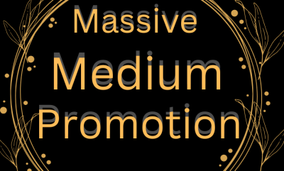 I will do active real organic medium article promotions