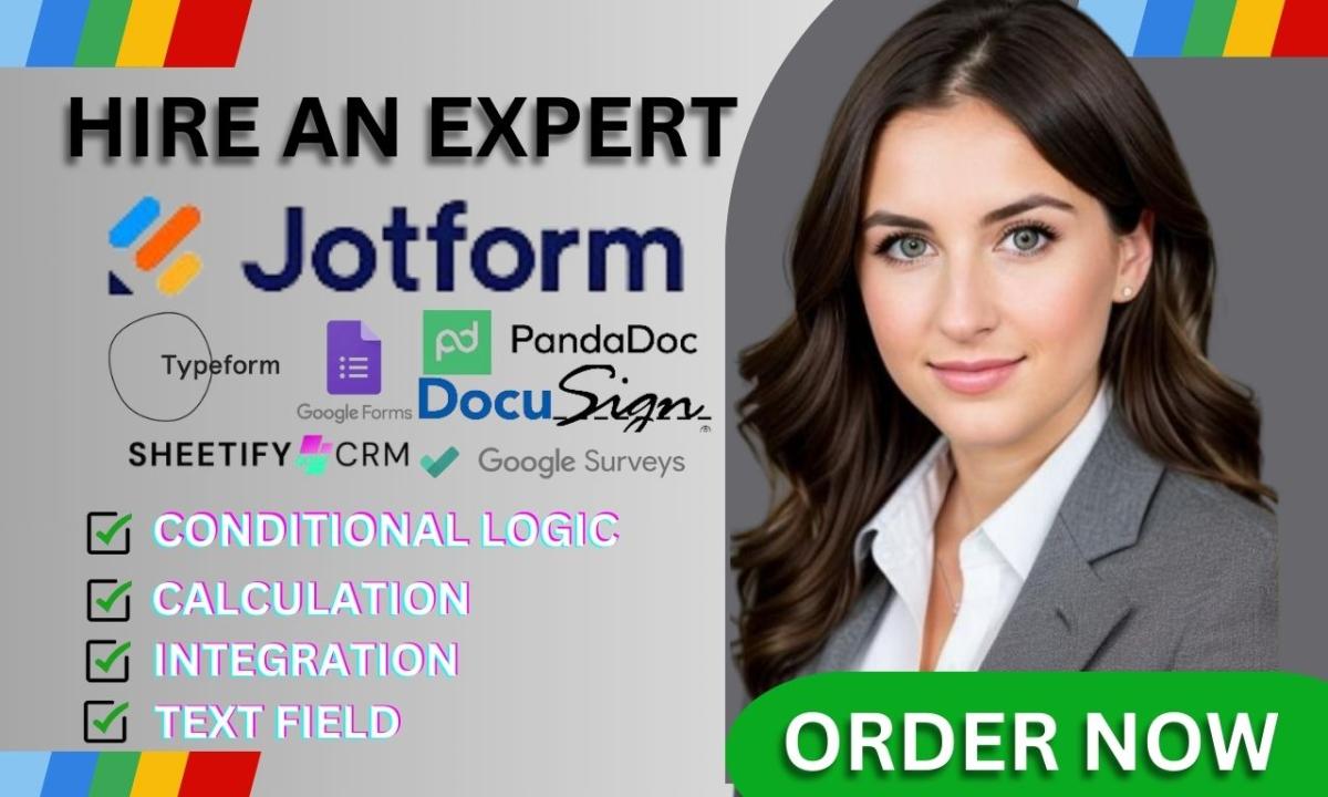 I will build forms, sales funnel and automation with JotForm, Typeform, HubSpot, Zoho