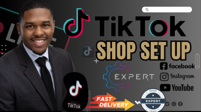 I Will Setup TikTok Shop, Product Listing, TikTok Dropshipping & Marketing