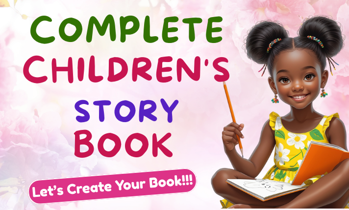 I Will Ghost Write Children Book, Children Book Editing, Illustration and Book Design