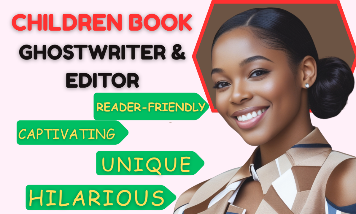 I Will Ghostwrite Children Storybook or Children Book Editing