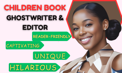 I Will Ghostwrite Children Storybook or Children Book Editing