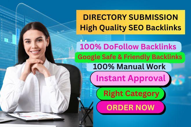 Powerful High Quality Directory Submission 100 Backlinks Marketing