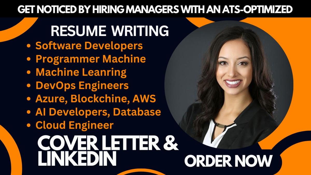 I will write a programmers cloud engineer software developers machine learning resume