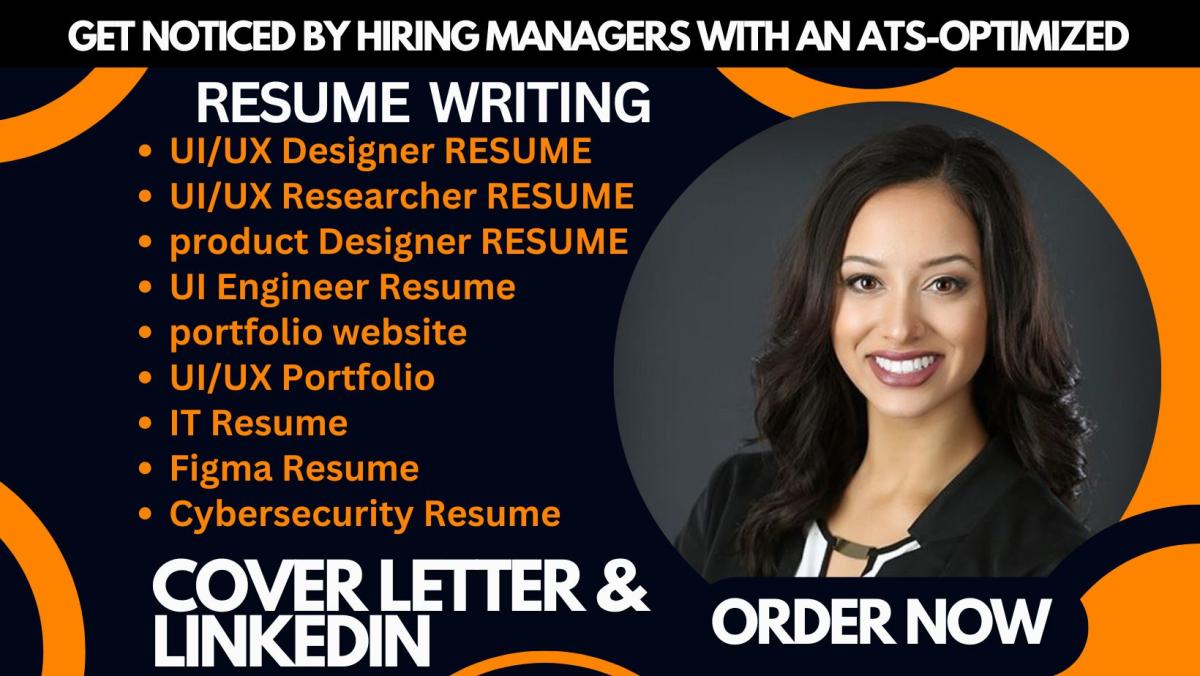 I will craft ATS Resume for UI/UX Designer, UX Researcher, Tech, SaaS, and Product Designer
