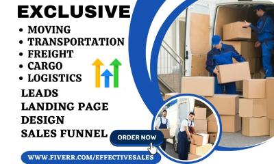 Generate Best Moving Company Logistics Freight Transport Shipping Leads via GHL
