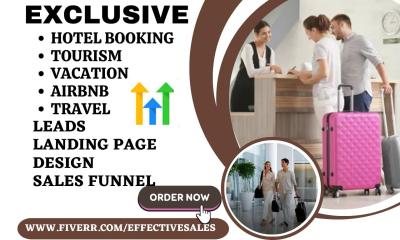 Generate Hotel Booking Travel Agency Relaxation Tourism Airbnb Travel Leads