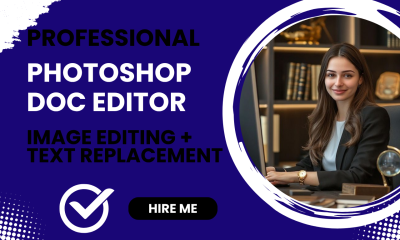 Photoshop & Document Editing: Remove Text, Image Alteration, Screenshot Fixes & More