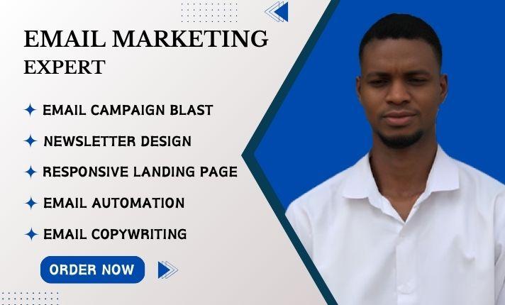 I will manage and setup email campaigns Klaviyo Mailchimp Ecommerce