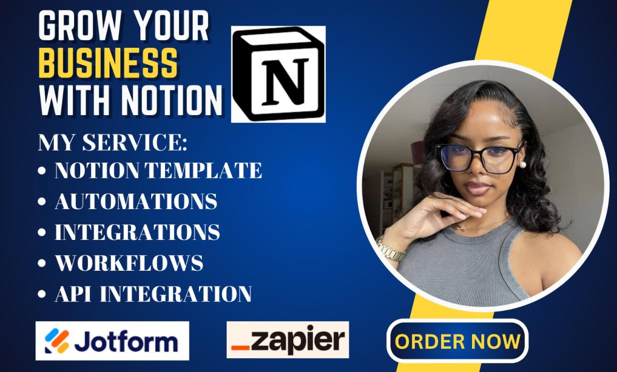 I will create a custom Notion template and redesign