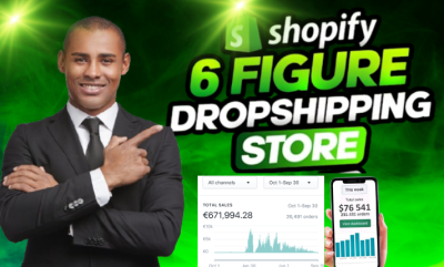 I will design or modify Shopify store, Shopify dropshipping ecommerce store