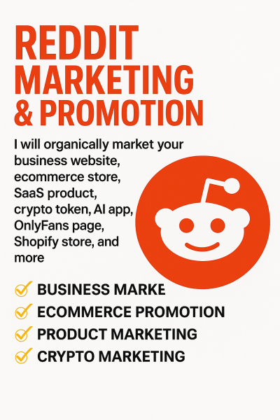Do Reddit Post for IPTV Website, IPTV App, Android App, AI App, Crypto, Memecoin, Web