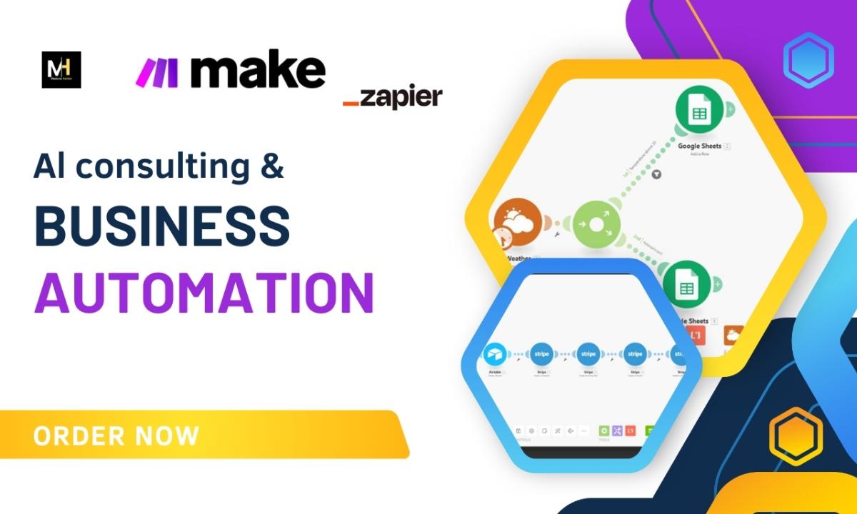 I Will Made Com Make Com Integromat Automation Make Com API Integration Scencio Zapier