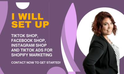I will set up TikTok Shop, Instagram Shop, FB Shop, and TikTok Ads to Boost Shopify Sales