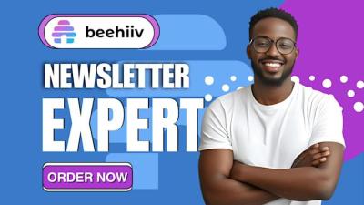 I will create beehiiv newsletter design, beehive landing page, beehiv ai email automation