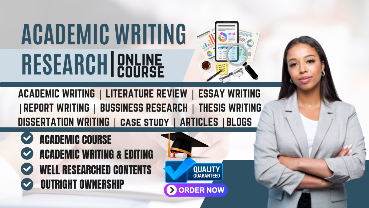 I will do expert academic writing services, academic research, ppt slides, workbook