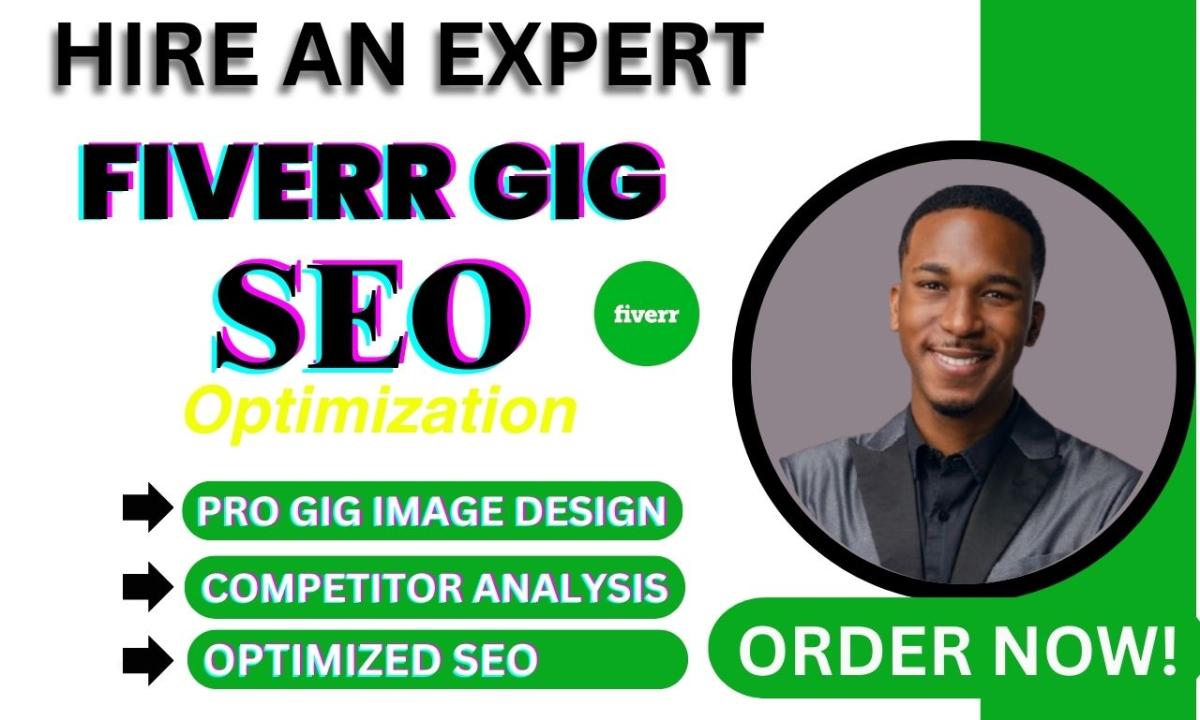 I will write Fiverr gig description, Fiverr gig SEO, Fiverr profile, Fiverr gig promotion