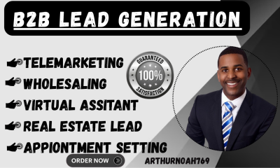 I will telemarketing wholesaling appointment setting real estate lead virtual assistant