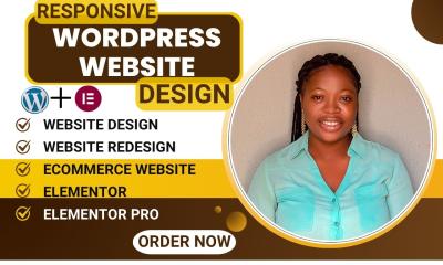 Build WordPress Website Design, WordPress Landing Page, WooCommerce