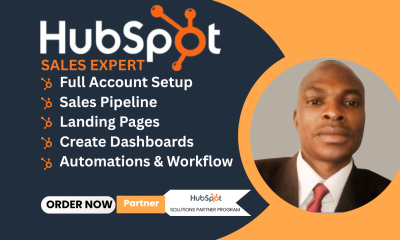 I will HubSpot Expert, HubSpot Developer, HubSpot Specialist, HubSpot CRM Setup