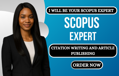 I Will Publish Your Articles in Scopus, Google Scholar Citation, WOS Indexed Journals