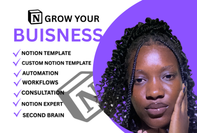 I Will Build Notion Template Design Notion Expert Notion Virtual Assistant Notion
