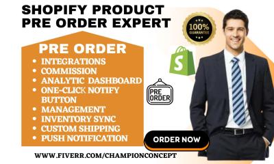 Setup Shopify Pre-Order Notify Me | Amai EZ Preorder | Wolf WOD Timesact | Globo Stoq