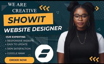 I Will Design Showit Website Design, Showit Template, Showit Blog WordPress Integration