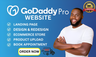 I Will Design GoDaddy Website or Redesign GoDaddy Website Design