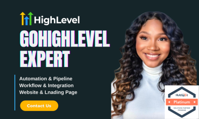 I will build gohighlevel funnel, hubspot crm automation, gohighlevel website expert