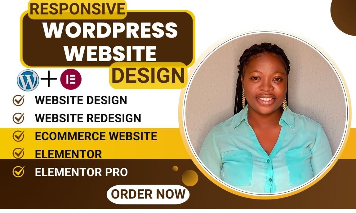 I will design, redesign, clone WordPress website using Elementor Pro