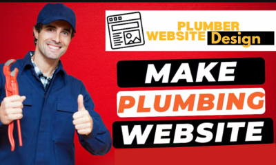 I will design plumbing website clone website Squarespace landing page Wix design