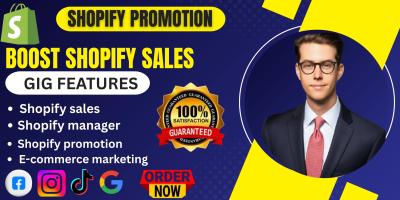 I will boost your Shopify store sales with proven marketing, SEO, ads, and sales