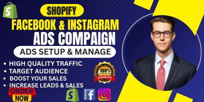 I will setup Facebook Ads, Instagram Ads, TikTok Ads, and IG Shop Campaigns