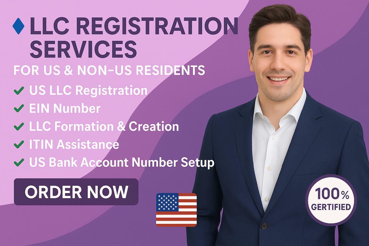 I will LLC Registration, EIN Number, LLC Formation, LLC Creation, LLC