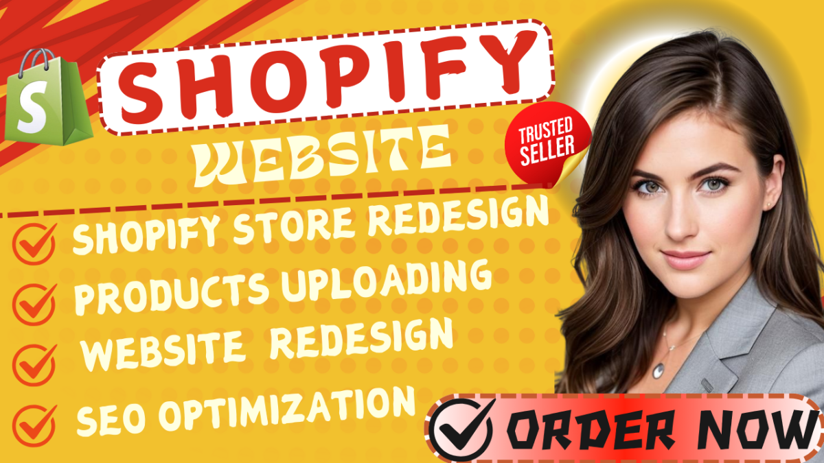 I will Shopify Website Redesign | Design Shopify Store | Shopify Ecommerce Website Redesign