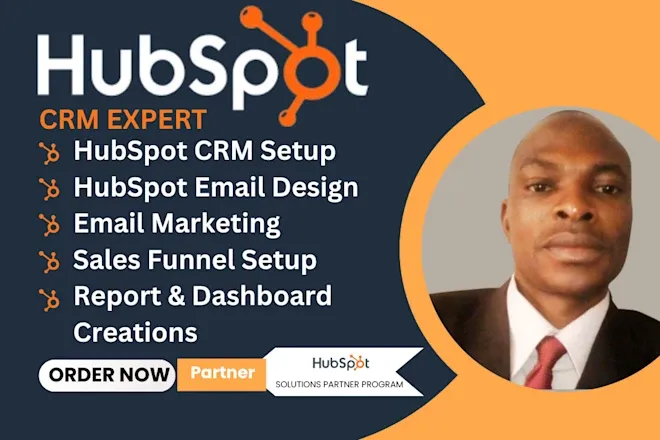 I will HubSpot Expert, HubSpot Developer, HubSpot Specialist, HubSpot CRM Setup