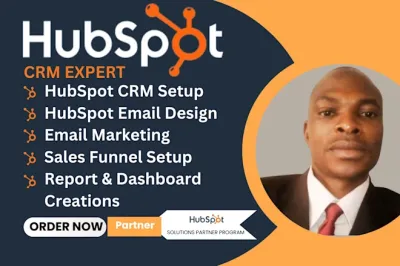 I will HubSpot Expert, HubSpot Developer, HubSpot Specialist, HubSpot CRM Setup