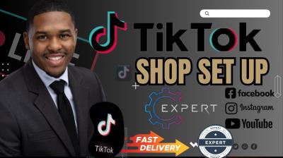 I Will Setup TikTok Shop, Product Listing, TikTok Dropshipping & Marketing