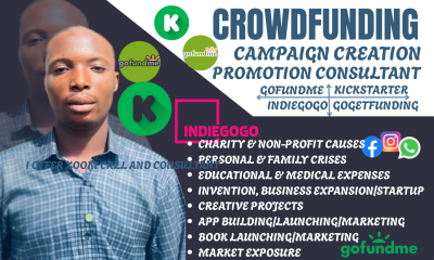 I will do crowdfunding campaign creation, crowdfunding promotion, GoFundMe promotion